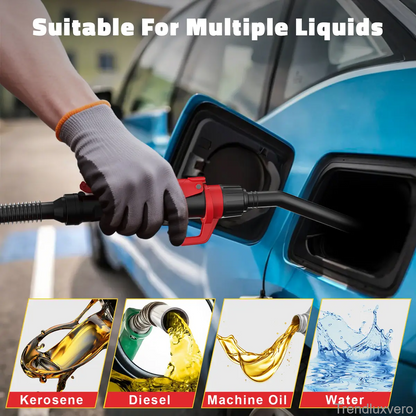 Cordless Fuel Transfer Pump for Dewalt 20V & Milwaukee 18V Batteries – 3.2 GPM Portable Gas, Diesel & Oil Transfer Pump
